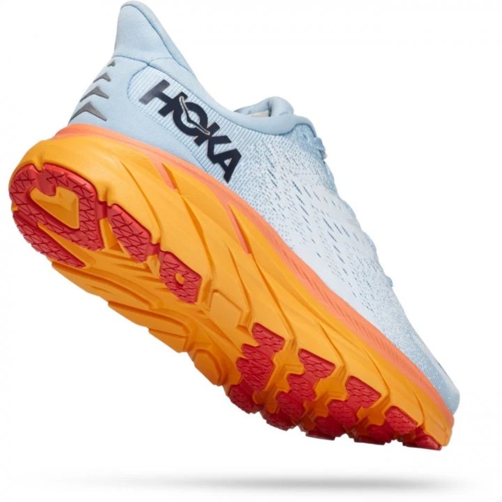 Hoka Women's Clifton 8 in Summer Song/Ice Flow